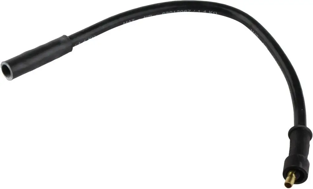 Zündkabel von Bosch mit einem Anschluss für eine sichere Verbindung. Das Kabel hat eine flexible Isolierung und ist für den Einsatz in Zündsystemen geeignet.